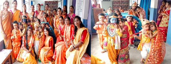 कृष्ण जन्माष्टमी पर माँ दन्तेश्वरी हाईस्कूल में हुए विविध आयोजन