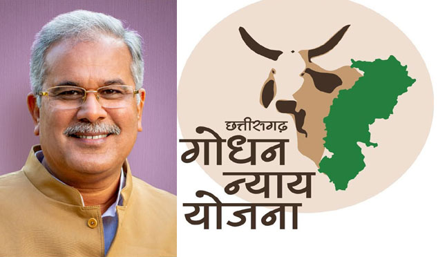 मुख्यमंत्री बघेल आज गोधन न्याय योजना के हितग्राहियों के खाते में करेंगे राशि का अंतरण