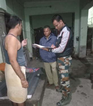 रायगढ़ पुलिस ने किया लॉज, धर्मशाला और होटल का औचक निरीक्षण