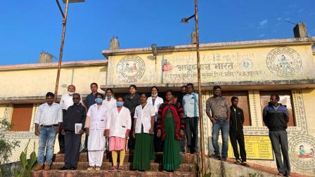 सुलेसा के प्राथमिक स्वास्थ्य केंद्र में स्वास्थ्य शिविर में मरीजों का किया गया उपचार