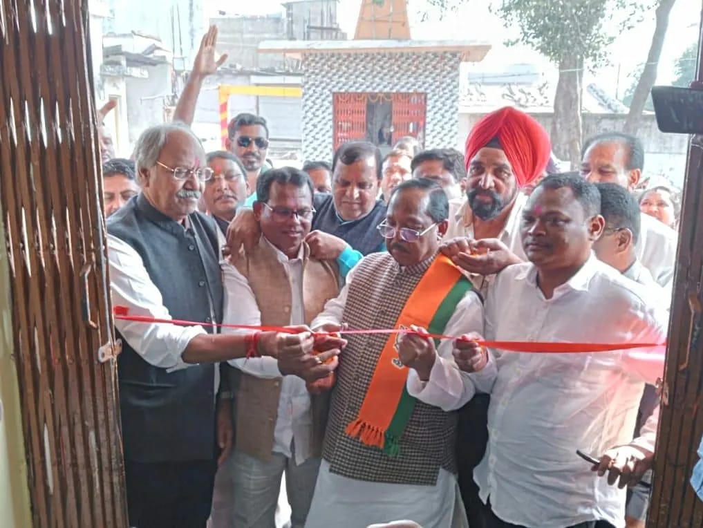 भानुप्रतापपुर में बृजमोहन ने किया विधानसभा कार्यालय का शुभारंभ