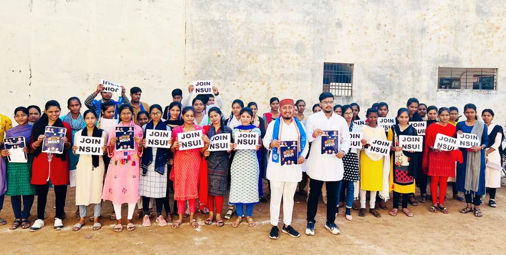 एनएसयुआई ने छत्तीसगढ़ में शुरू की सदस्यता अभियान
