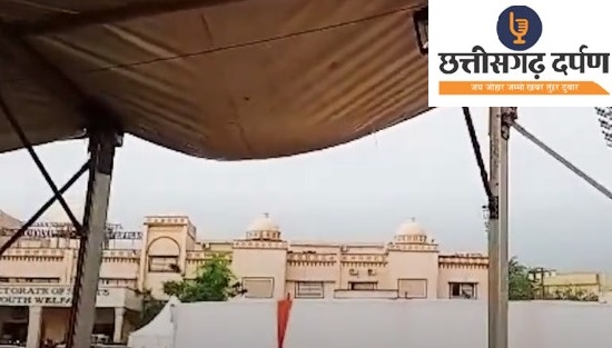पीएम मोदी की जनसभा के लिए बना गुंबद गिरा, 1 मजदूर घायल