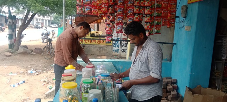 राष्ट्रीय तम्बाकू नियंत्रण कार्यक्रम अंतर्गत कोटपा एक्ट 2003 के तहत की गई चालानी कार्यवाही