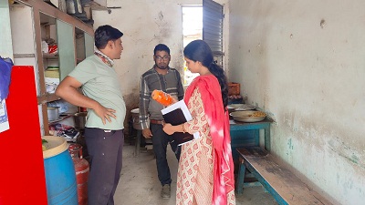 खाद्य औषधि प्रशासन की टीम ने सारंगढ़ में की जांच