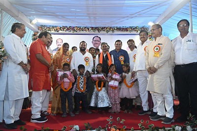 अंधियारखोर में मनाया गया भव्य जिला स्तरीय शाला प्रवेशोत्सव कार्यक्रम