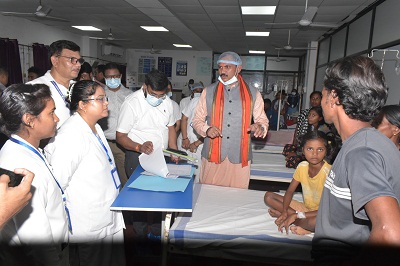 बीजापुर जिला अस्पताल को नए भवन और नए सेटअप की सौगात बहुत जल्द : स्वास्थ्य मंत्री