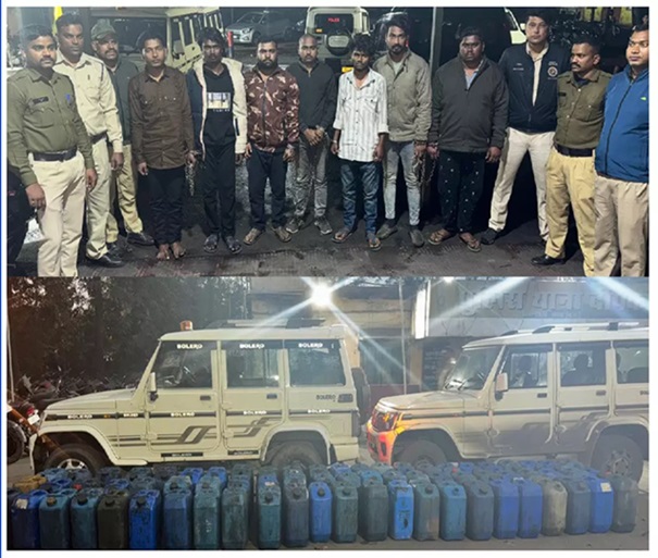 SECL माइन में डीजल चोरी करने वाले 7 गिरफ्तार, 6 पुलिसकर्मी भी नपे...