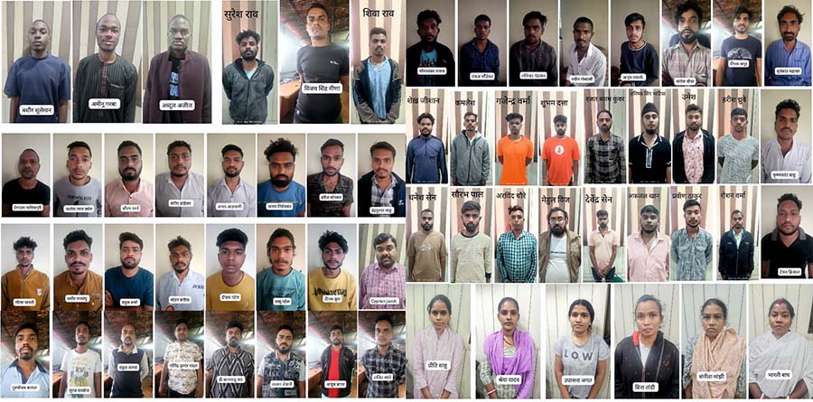 ऑपरेशन साइबर शील्ड : 40 स्थानों पर छापा, 62 साइबर ठग गिरफ्तार