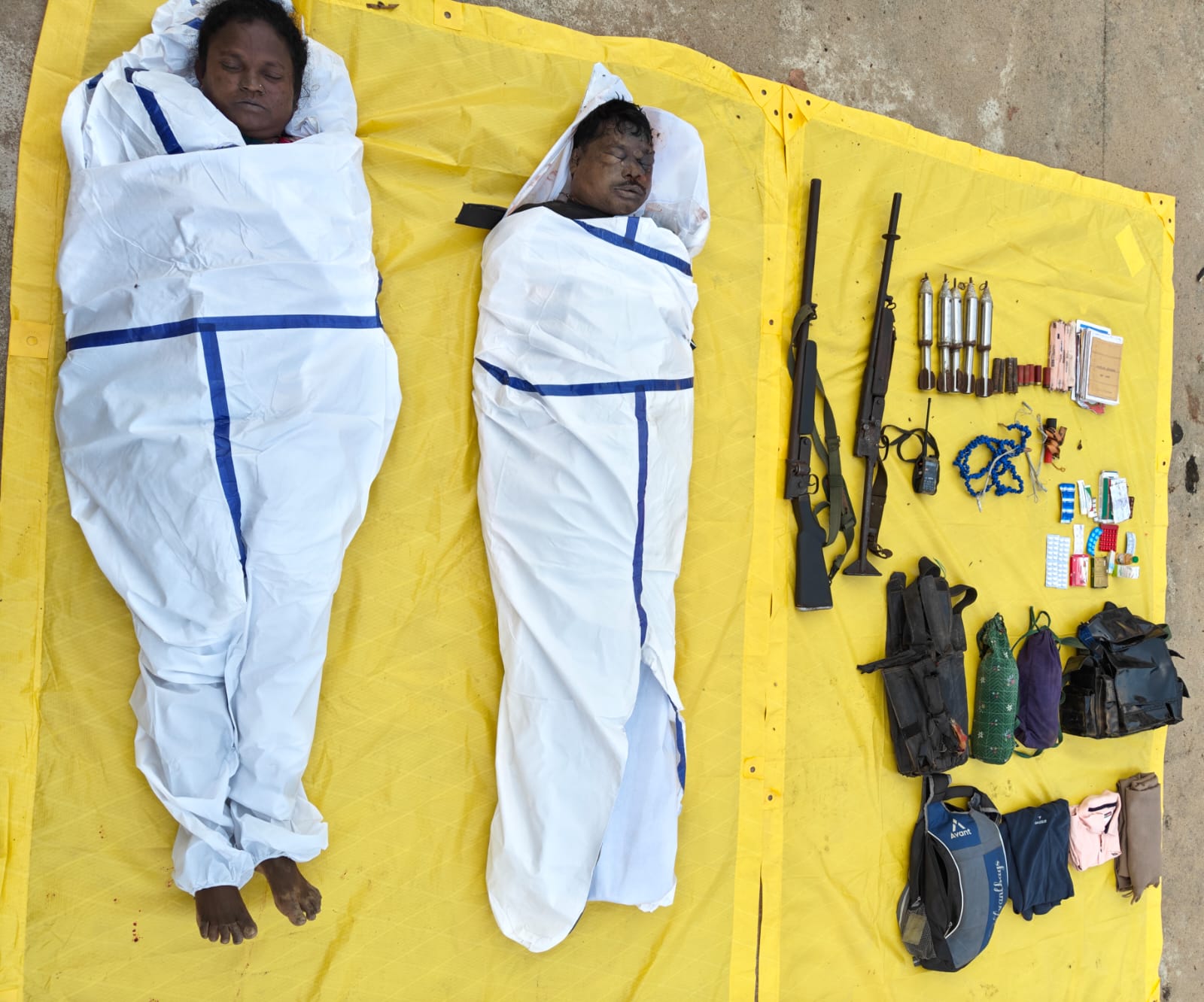 गुंडराजगुडेम मुठभेड़ में मारे गयें माओवादियों की शिनाख्तगी पामेड़ एरिया कमेटी में सक्रिय महिला माओवादी सोड़ी लिंगे ACM एवं पुरूष माओवादी पोड़ियाम हड़मा ACM कैडर के रूप में हुई