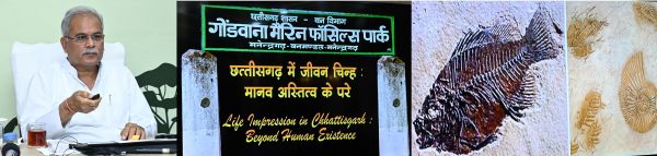 मुख्यमंत्री ने मैरिन फॉसिल्स और केव पेन्टिंग्स पर केन्द्रित लघु वृत्त चित्रों  का किया लोकार्पण