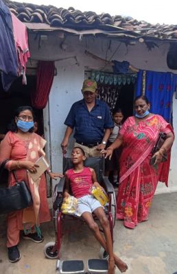 मुख्यमंत्री को किये महज एक ट्वीट पर दिव्यांग सुशांत को तत्काल मिली राहत