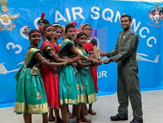 रंगारंग कार्यक्रम के साथ हुआ एयर एनसीसी के शिविर का समापन