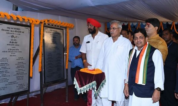 मुख्यमंत्री ने किया नरैया तालाब में 1 एमएलडी के सीवरेज ट्रीटमेंट प्लांट का भूमिपूजन