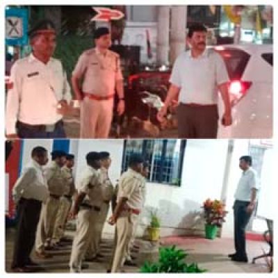 पुलिस अधीक्षक ने किया यातायात व्यवस्था व थाना सिटी कोतवाली का आकस्मिक निरीक्षण
