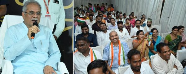 मुख्यमंत्री ने रायगढ़ में विभिन्न प्रतिनिधि मंडलों से की भेंट-मुलाकात