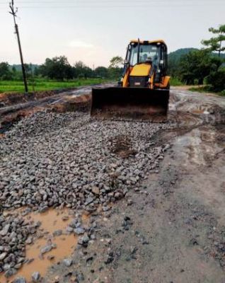 पत्थलगांव-कांसाबेल-कुनकुरी राष्ट्रीय राजमार्ग में निर्माण कार्य स्वीकृत व निर्माणाधीन