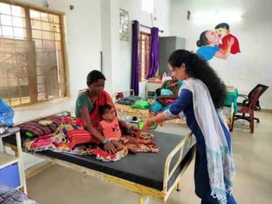 संयुक्त कलेक्टर ने पोषण पुर्नवास केन्द्र का किया औचक निरीक्षण