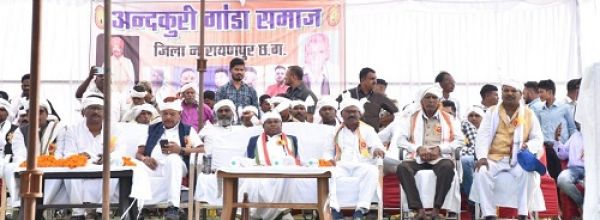 प्रभारी मंत्री ने किया गांडा समाज के भवन का लोकार्पण