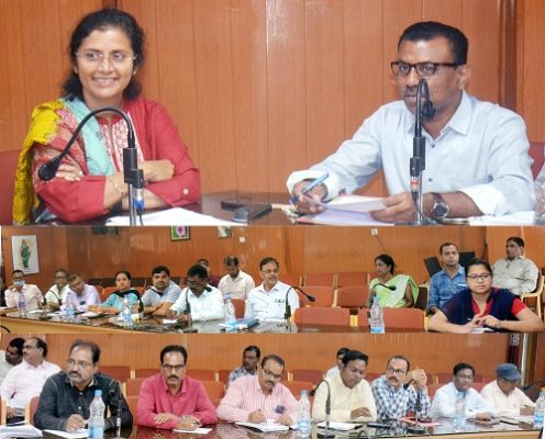 जिला स्तरीय राज्योत्सव कार्यक्रम की तैयारी को लेकर अधिकारियों ने की बैठक