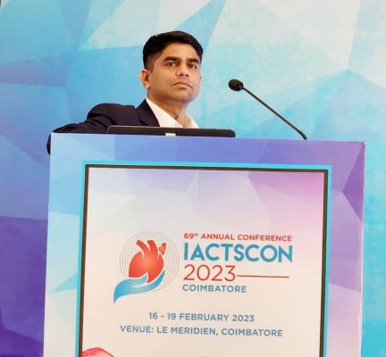 हार्ट सर्जरी के नेशनल कॉन्फ्रेंस में डाॅ. कृष्णकांत साहू के ऑपरेशन के तरीके की सराहना