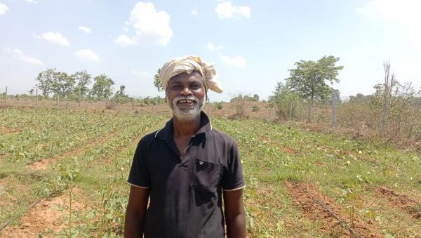  मजदूरी छोड़ गौठान में सब्जी उगा रहे संतराम, हो रही आमदनी