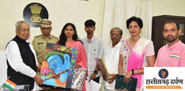 राज्यपाल हरि चंदन से मिलीं जानकी गुप्ता