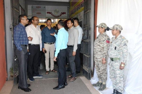 सामान्य प्रेक्षक ने किया मतगणना स्थल का निरीक्षण