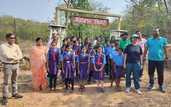 विश्व पर्यावरण दिवस पर स्कूली बच्चों ने किया भ्रमण 