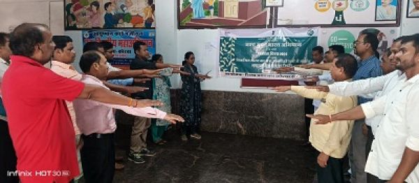 नशामुक्त भारत अभियान के तहत ली गई शपथ