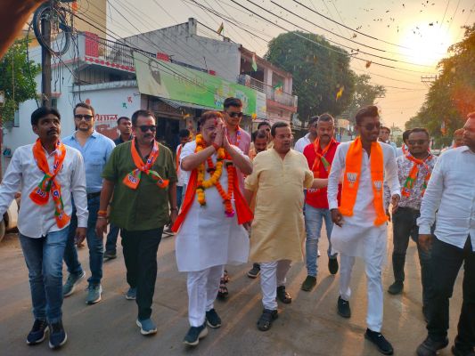 भाजपा प्रत्याशी सुनील सोनी ने मुहूर्त नामांकन दाखिल किया