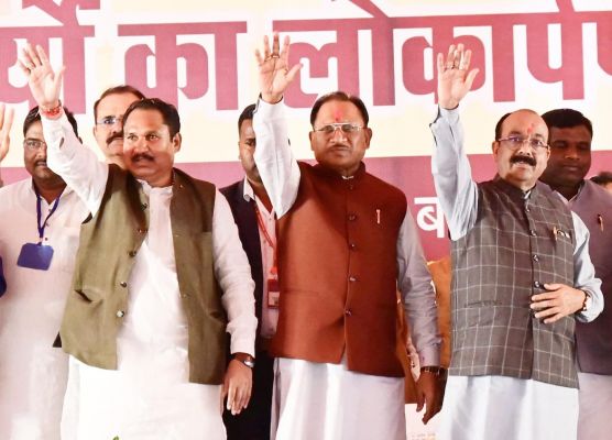 मुख्यमंत्री साय ने पखांजूर में 254 करोड़ रुपए के विकास कार्यों का किया लोकार्पण और भूमिपूजन