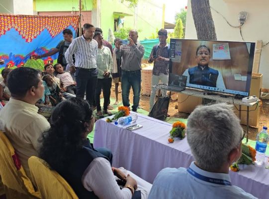 छत्तीसगढ़ के पामेड़ में खुली ग्रामीण बैंक की शाखा: मुख्यमंत्री विष्णुदेव साय ने  किया वर्चुअल शुभारंभ
