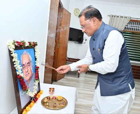 छत्तीसगढ़ राज्य निर्माता के रूप में सदैव रहेंगे स्मरणीय - मुख्यमंत्री श्री साय