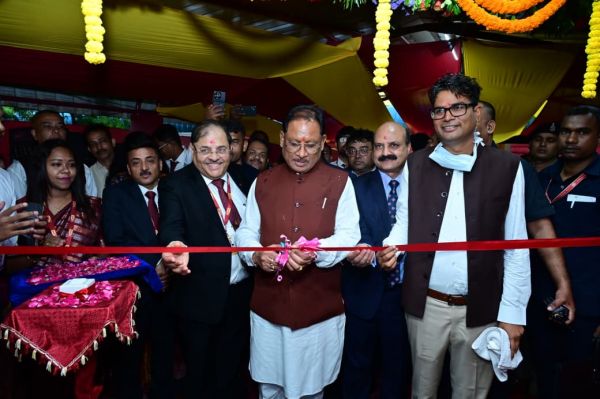 मुख्यमंत्री श्री साय ने इंद्रावती भवन नया रायपुर में पंजाब नेशनल बैंक की नई शाखा का किया शुभारंभ