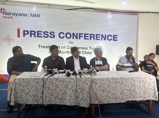 9 महीने की गितांशी को मिला नया जीवन, रायपुर के डॉक्टरों ने हटाया पेट का ट्यूमर