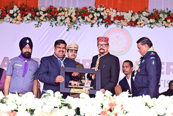 राज्यपाल श्री रमेन डेका ने प्रथम राष्ट्रीय रोवर-रेंजर जंबूरी का किया शुभारंभ