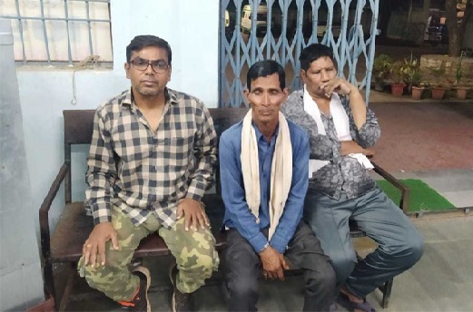 सट्टा पट्टी के साथ 3 सटोरिये गिरफ्तार, 7400 रुपए जब्त