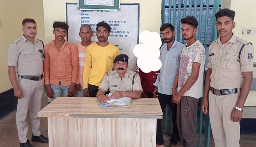 सिगरेट के धुएं के विवाद में की युवक की हत्या, नाबालिग समेत छः गिरफ्तार