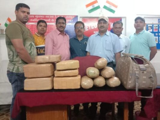 ऑपरेशन नारकोस के तहत रेसुब ने बरामद किया 36 किलो गांजा