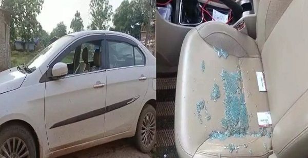 कार का शीशा तोड़ उठाईगीरों ने पार किए 7 लाख...