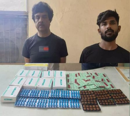 लाखों की नशीली टेबलेट के साथ 2 तस्कर गिरफ्तार