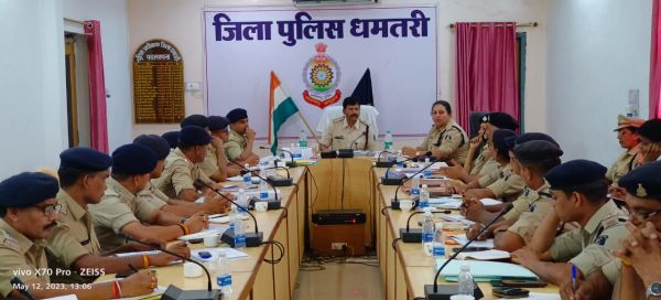  क्राईम मीटिंग लेकर एसपी ने की लंबित मामलों की समीक्षा