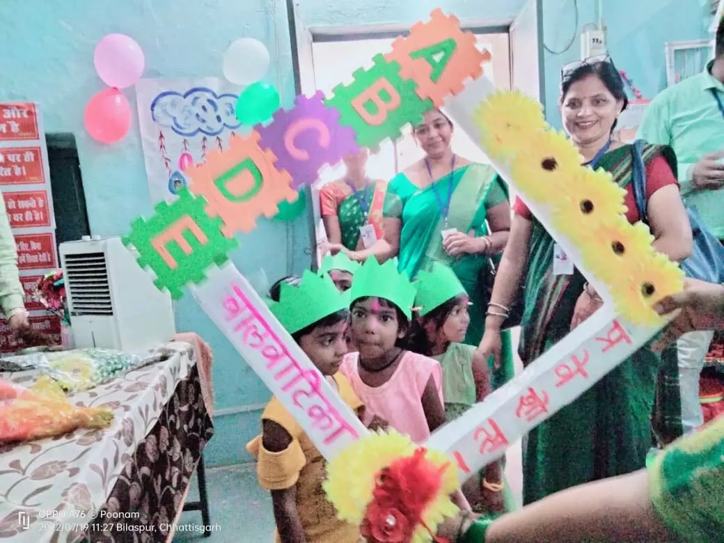 जिले में शुरू हुई 186 बालवाड़ियां