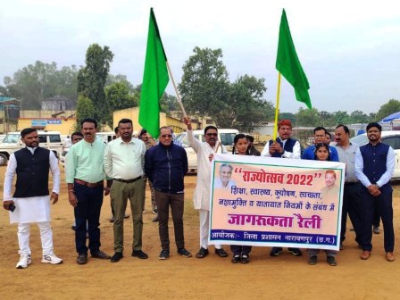 जिले में स्कूली बच्चों ने स्वच्छता, पोषण व शिक्षा के संबंध में किया जागरूक