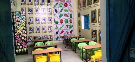 आंगनबाड़ी केन्द्र पमशाला को मॉडल केन्द्र के रूप में किया गया है विकसित