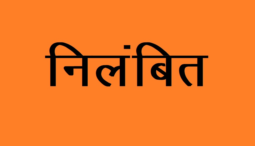 प्रभारी जिला शिक्षा अधिकारी एल.पी. पटेल निलंबित