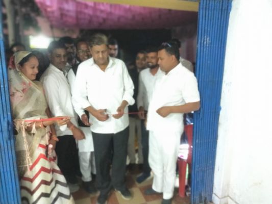 मंत्री अकबर ने किया नवनिर्मित नवीन प्राथमिक शाला भवन का लोकार्पण