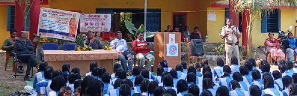 शासकीय हायर सेकेंडरी स्कूल चैतमा में चलाया निजात अभियान