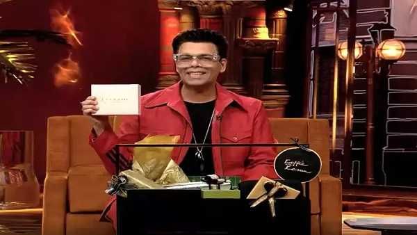 Koffee With Karan: करण जौहर ने खोला 'कॉफी हैंपर' का राज, बॉक्स के अंदर की चीजें देखकर उड़ जाएंगे होश